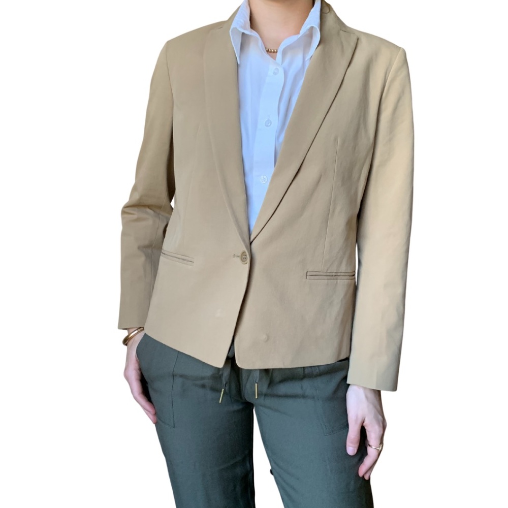 Theory One Button Blazer